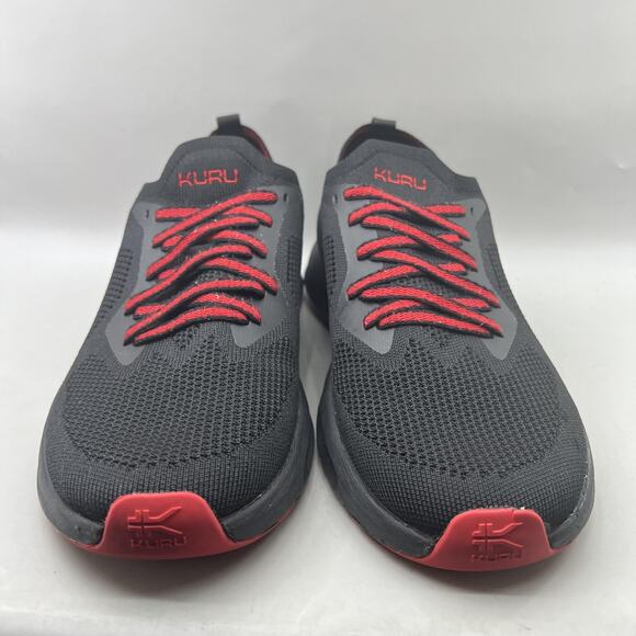 KURU Flux Running Shoes Men Size 13 Black Mesh Comfort Low Walking Lace Sneakers main image 8